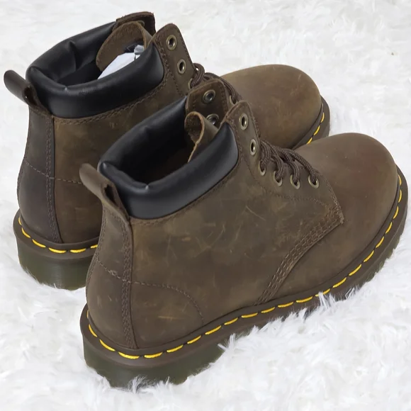 Doc Dr Martens 939 Ben Boot Brown Leather Crazy Horse sz 6M US - Picture 6 of 10